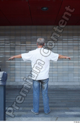 Whole Body Man T poses White Casual Average Standing Street photo references